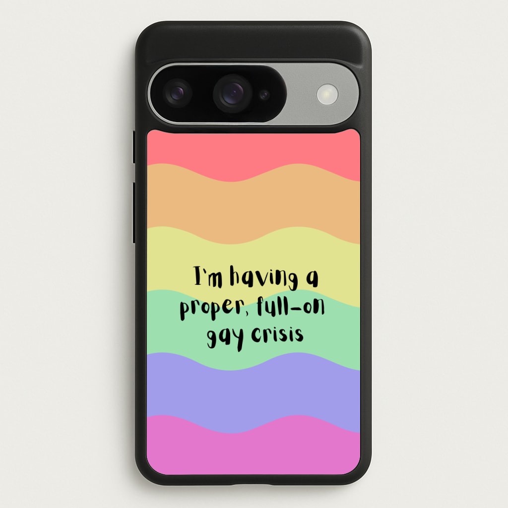 Gay Crisis - Heart TV Phone Case for Google Pixel 10 / 10 Pro
