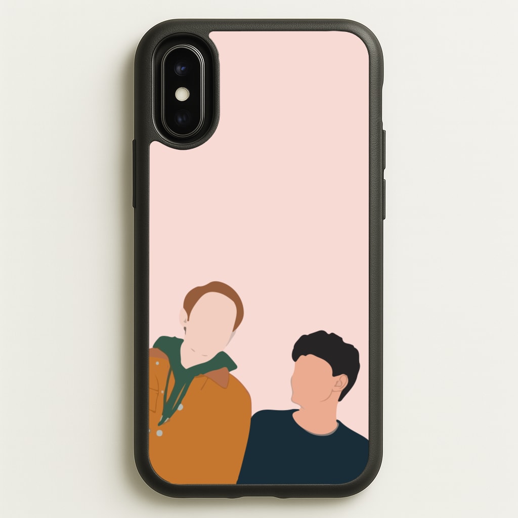 Nick And Charlie - Heart TV - Heartstopper Phone Case for iPhone X / XS