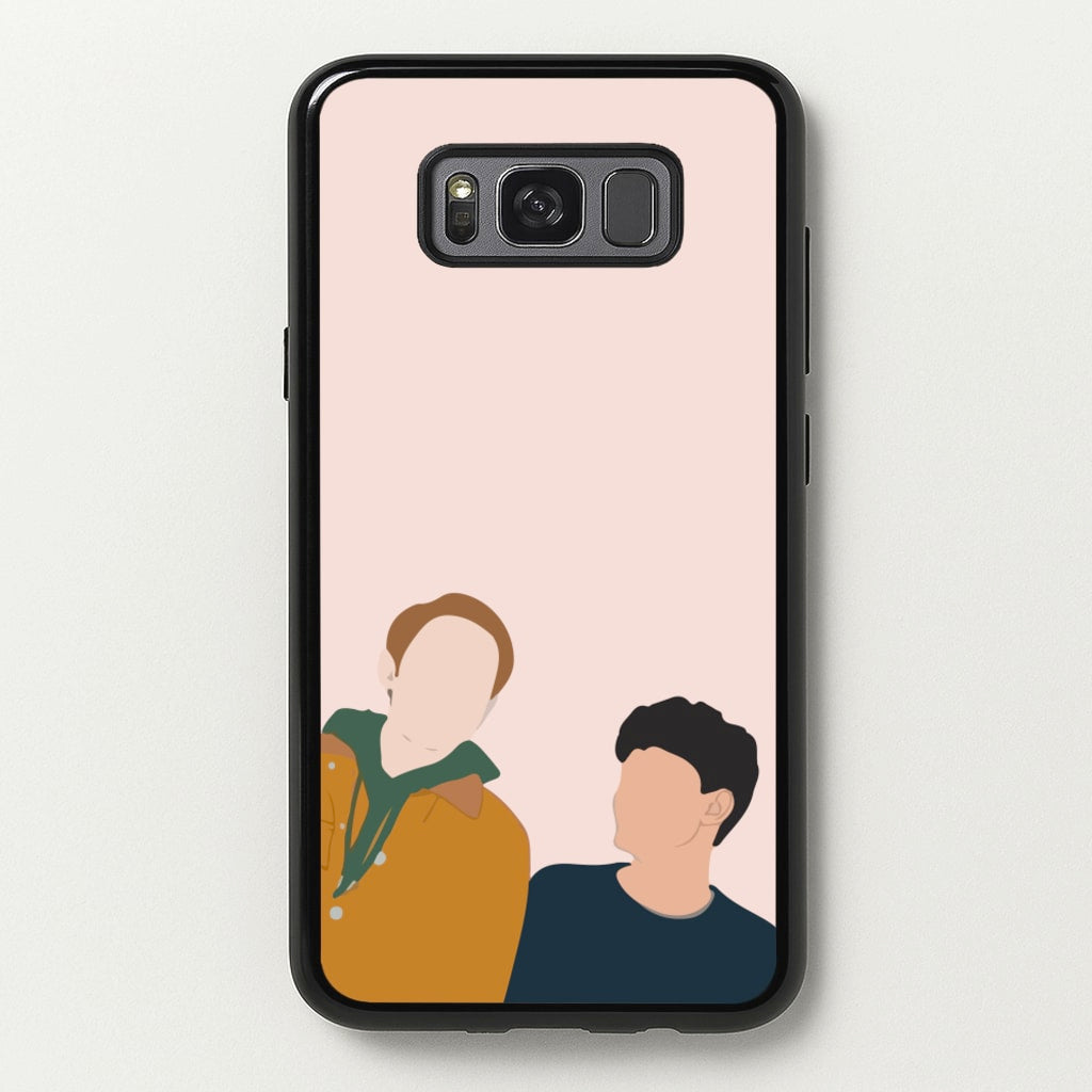 Nick And Charlie - Heart TV - Heartstopper Phone Case for Galaxy S8 Plus