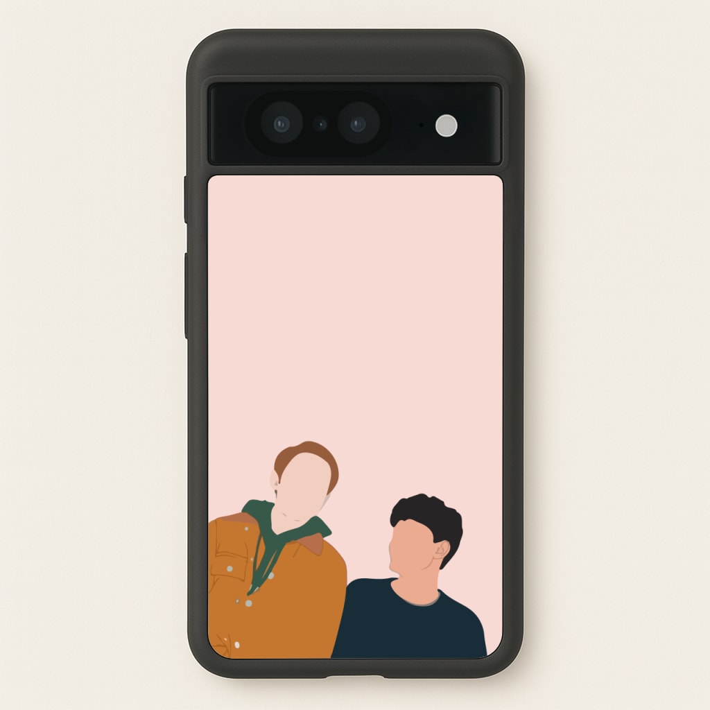 Nick And Charlie - Heart TV - Heartstopper Phone Case for Google Pixel 8