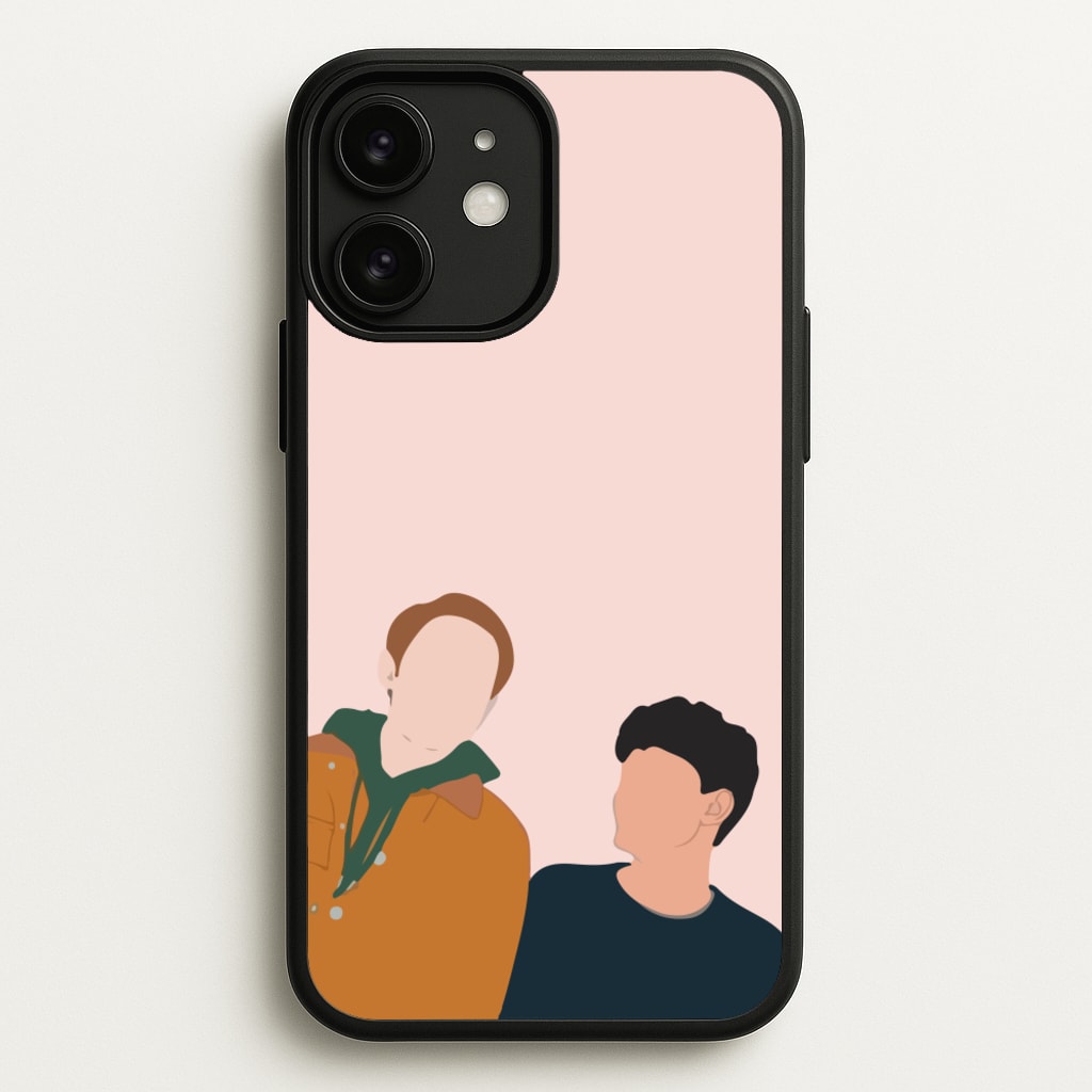 Nick And Charlie - Heart TV - Heartstopper Phone Case for iPhone 11