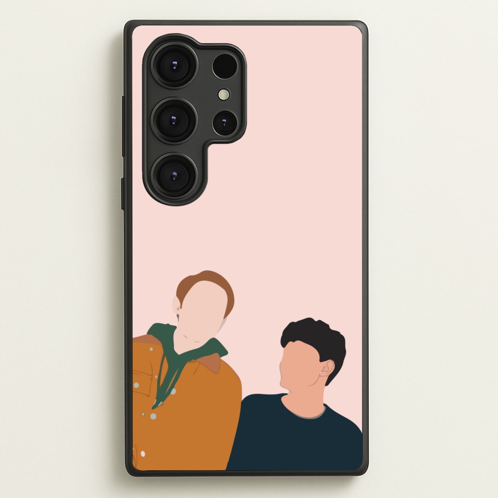 Nick And Charlie - Heart TV - Heartstopper Phone Case for Galaxy S25 Ultra