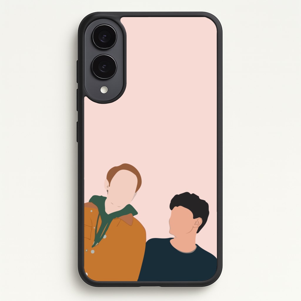 Nick And Charlie - Heart TV - Heartstopper Phone Case for Galaxy S25 Edge
