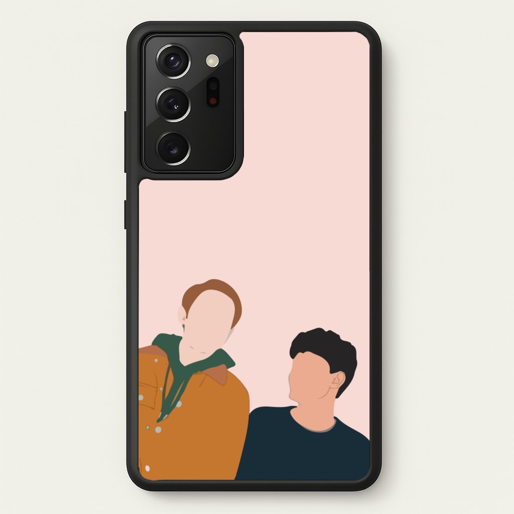 Nick And Charlie - Heart TV - Heartstopper Phone Case for Galaxy Note 20 Ultra