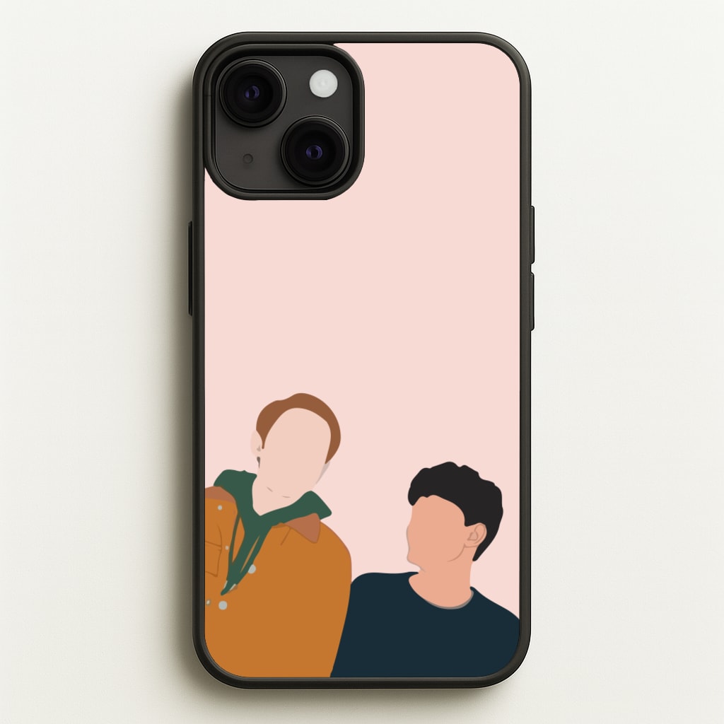 Nick And Charlie - Heart TV - Heartstopper Phone Case for iPhone 13 Mini