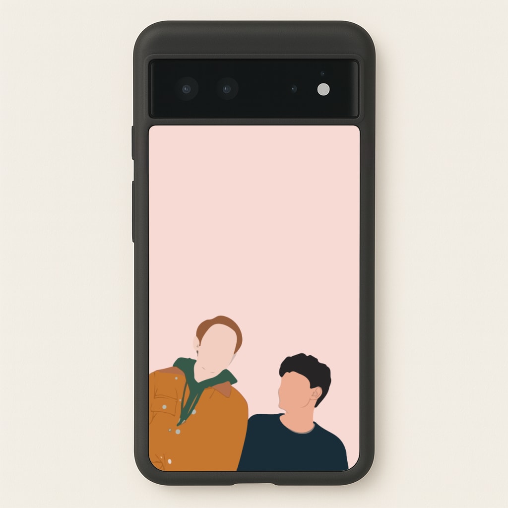 Nick And Charlie - Heart TV - Heartstopper Phone Case for Google Pixel 6