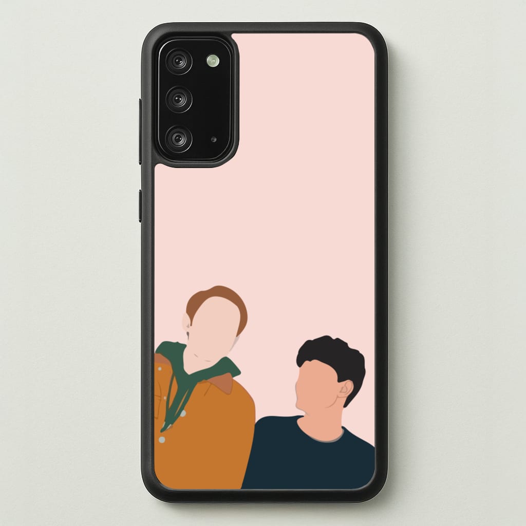 Nick And Charlie - Heart TV - Heartstopper Phone Case for Galaxy Note 20