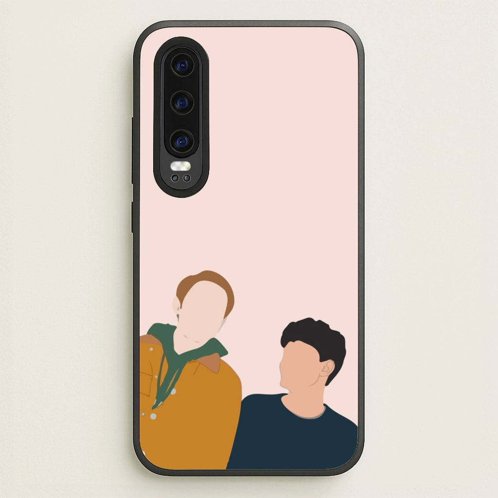 Nick And Charlie - Heart TV - Heartstopper Phone Case for Huawei P30