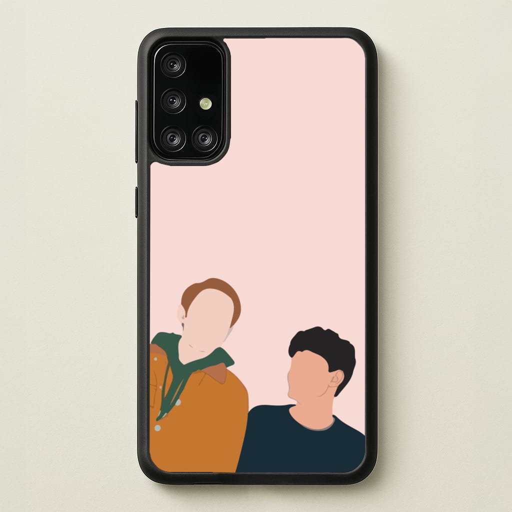 Nick And Charlie - Heart TV - Heartstopper Phone Case for Galaxy A71