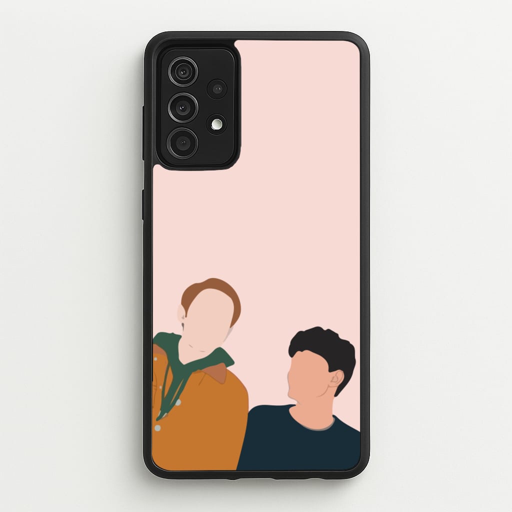 Nick And Charlie - Heart TV - Heartstopper Phone Case for Galaxy A52 / A52s