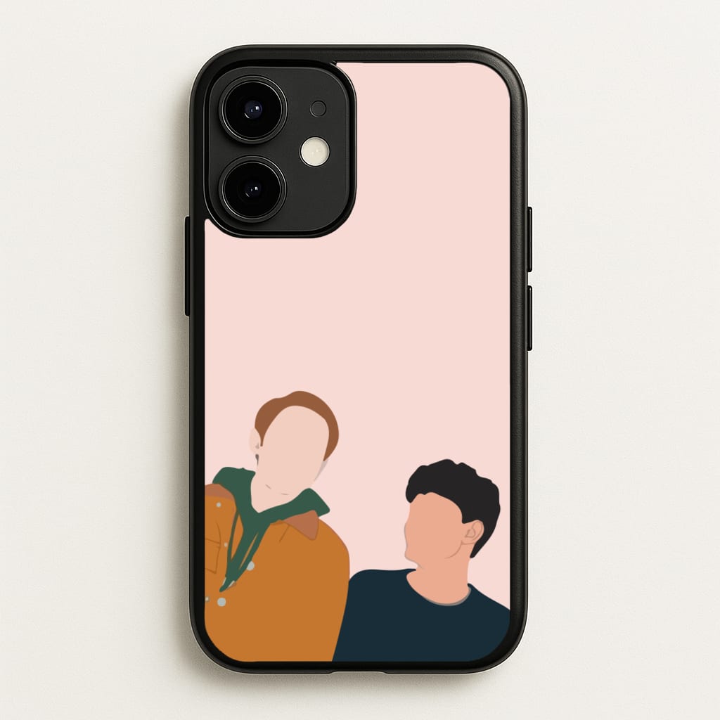 Nick And Charlie - Heart TV - Heartstopper Phone Case for iPhone 12 Mini