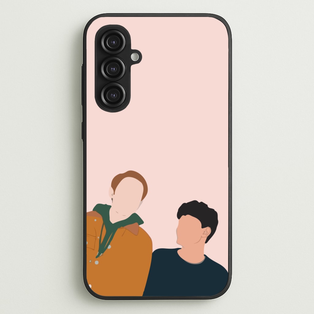 Nick And Charlie - Heart TV - Heartstopper Phone Case for Galaxy S23FE