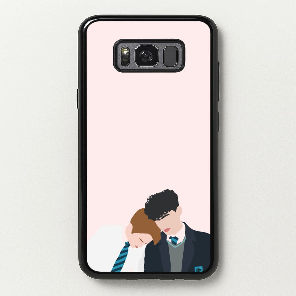 Nick And Charlie School Clothes - Heart TV - Heartstopper Phone Case for Galaxy S8 Plus