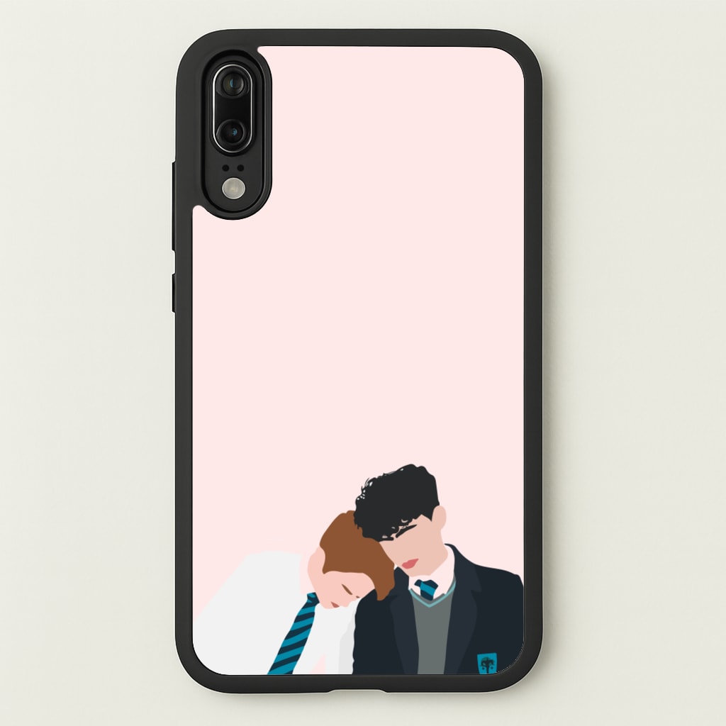 Nick And Charlie School Clothes - Heart TV - Heartstopper Phone Case for Huawei P20