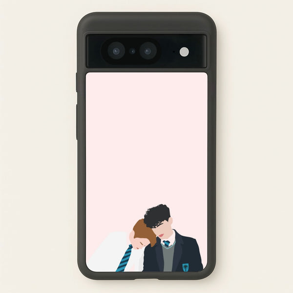 Nick And Charlie School Clothes - Heart TV - Heartstopper Phone Case for Google Pixel 8