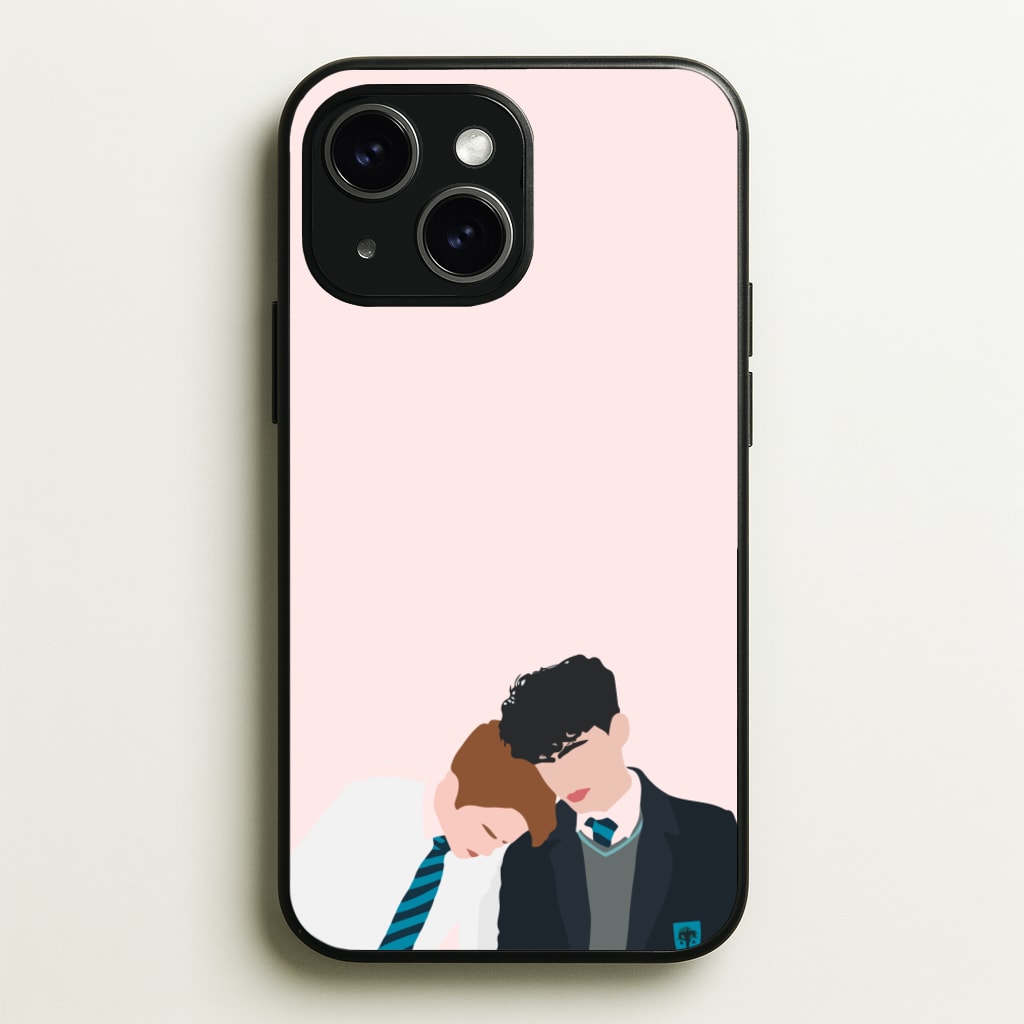 Nick And Charlie School Clothes - Heart TV - Heartstopper Phone Case for iPhone 15