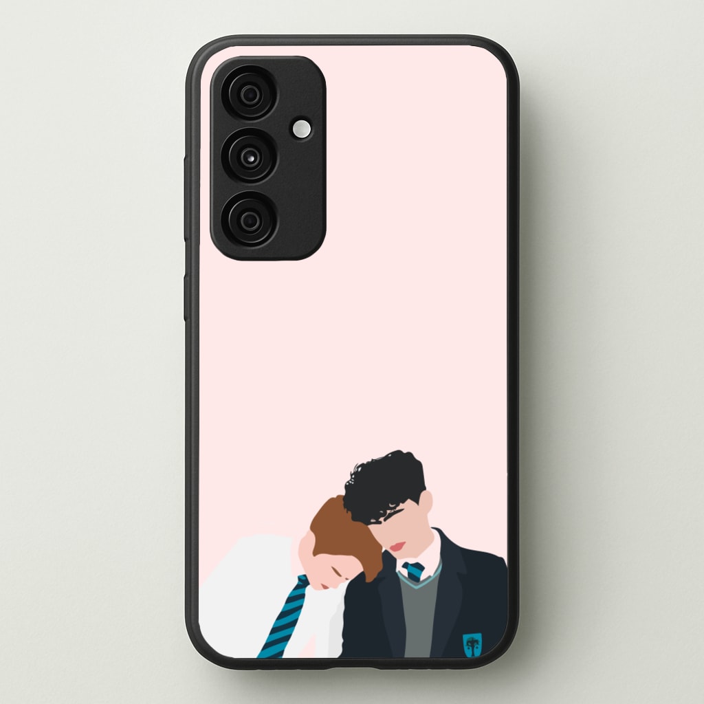 Nick And Charlie School Clothes - Heart TV - Heartstopper Phone Case for Galaxy A15