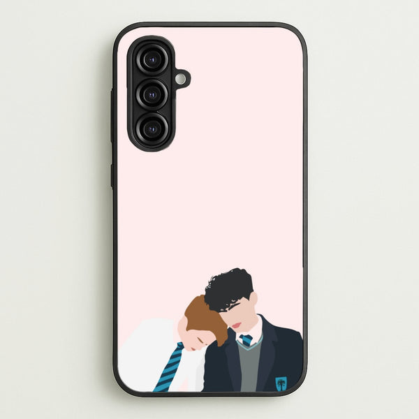 Nick And Charlie School Clothes - Heart TV - Heartstopper Phone Case for Galaxy A16