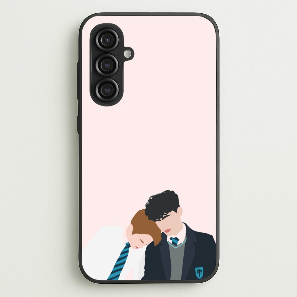Nick And Charlie School Clothes - Heart TV - Heartstopper Phone Case for Galaxy S23FE