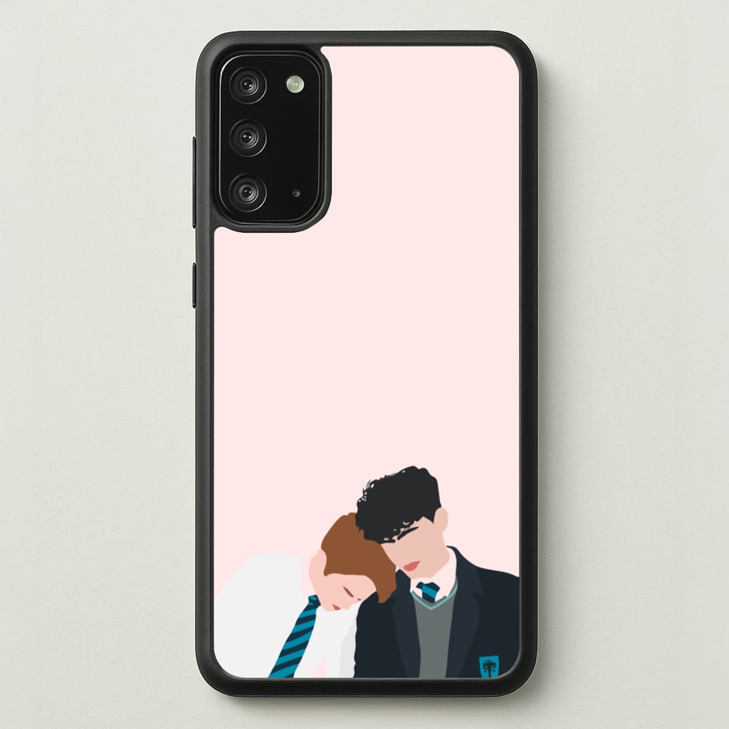 Nick And Charlie School Clothes - Heart TV - Heartstopper Phone Case for Galaxy Note 20