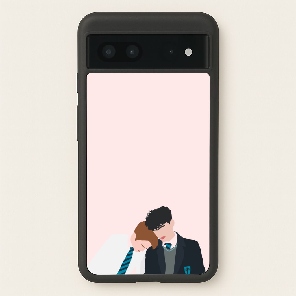 Nick And Charlie School Clothes - Heart TV - Heartstopper Phone Case for Google Pixel 7