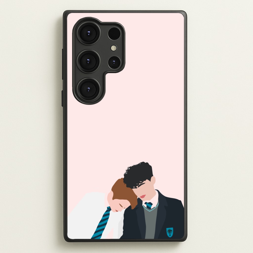 Nick And Charlie School Clothes - Heart TV - Heartstopper Phone Case for Galaxy S25 Ultra