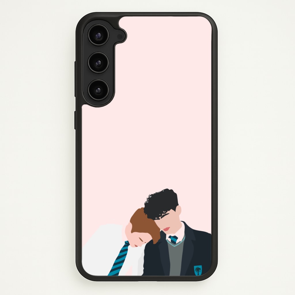 Nick And Charlie School Clothes - Heart TV - Heartstopper Phone Case for Galaxy S23