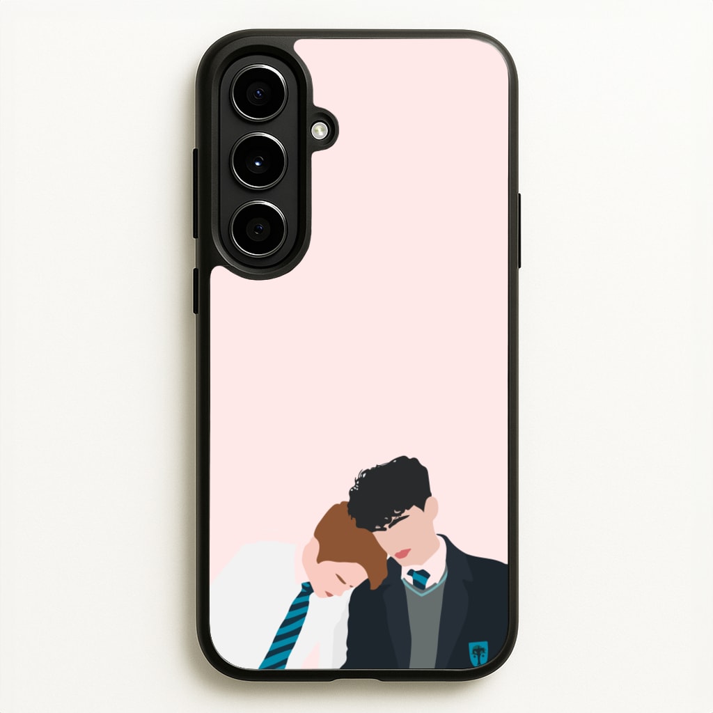 Nick And Charlie School Clothes - Heart TV - Heartstopper Phone Case for Galaxy A56