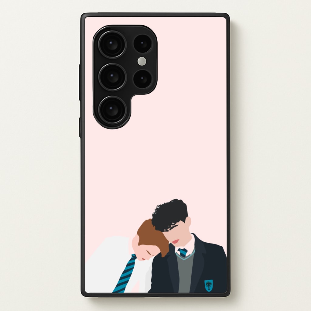 Nick And Charlie School Clothes - Heart TV - Heartstopper Phone Case for Galaxy S24 Ultra