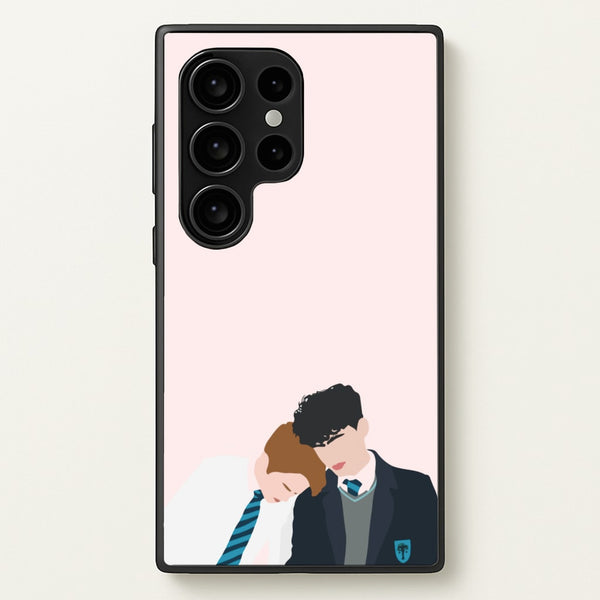 Nick And Charlie School Clothes - Heart TV - Heartstopper Phone Case for Galaxy S24 Ultra