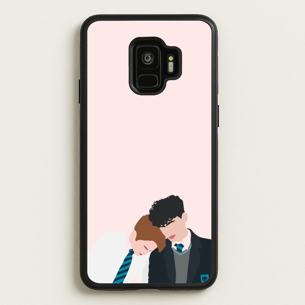 Nick And Charlie School Clothes - Heart TV - Heartstopper Phone Case for Galaxy S9