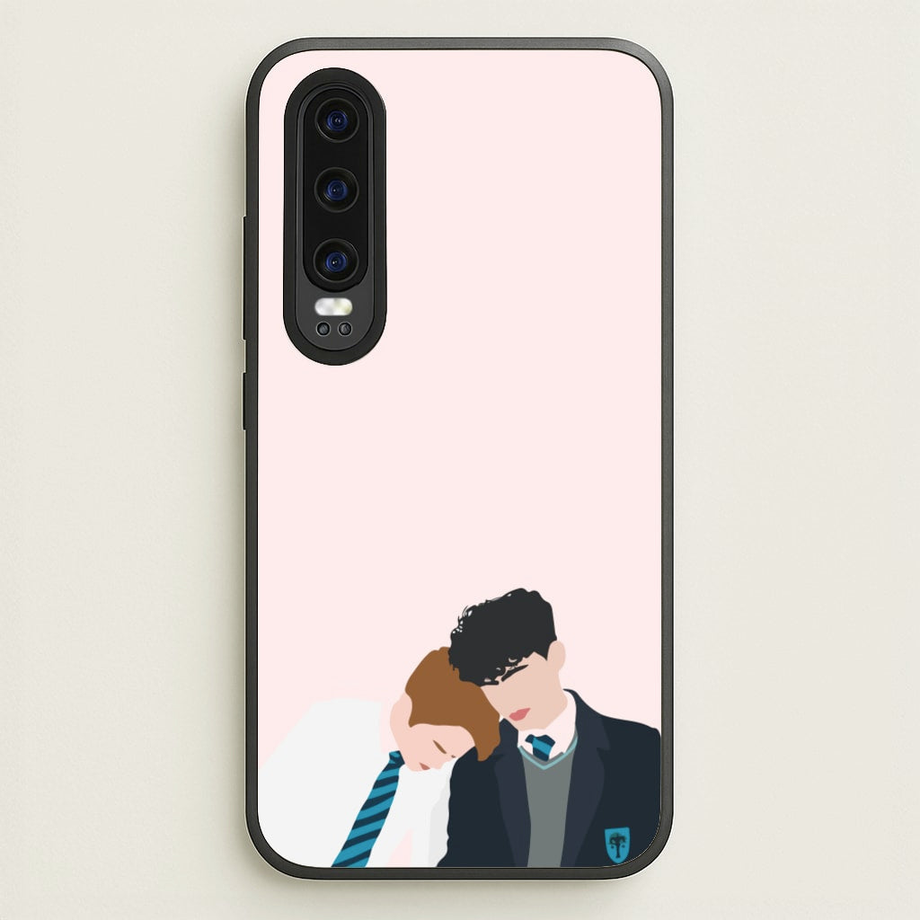 Nick And Charlie School Clothes - Heart TV - Heartstopper Phone Case for Huawei P30