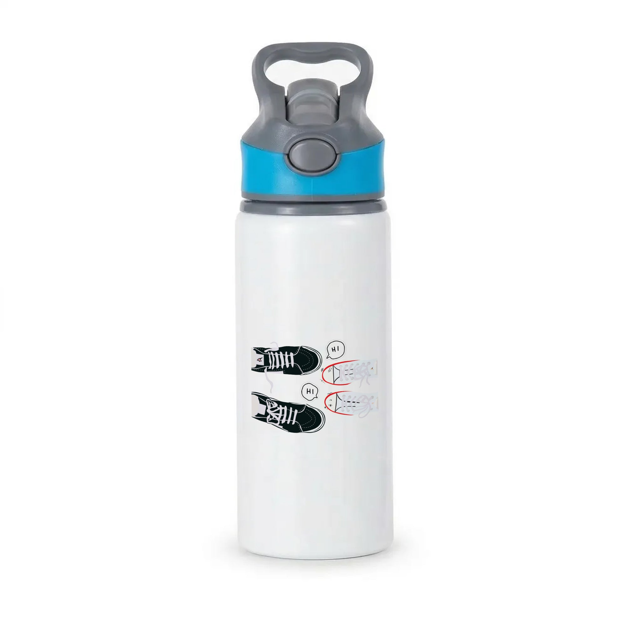 Hi - Heart TV Active Water Bottle - Blue