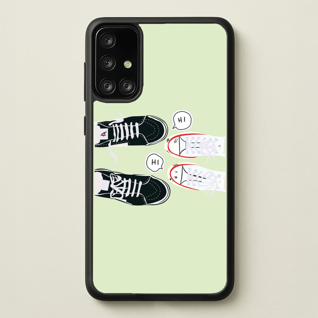 Hi - Heart TV - Heartstopper Phone Case for Galaxy A71