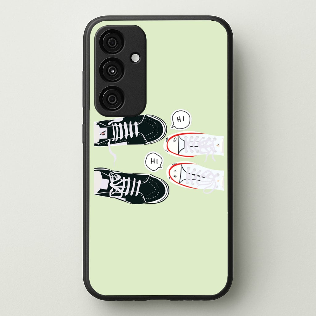 Hi - Heart TV - Heartstopper Phone Case for Galaxy A55