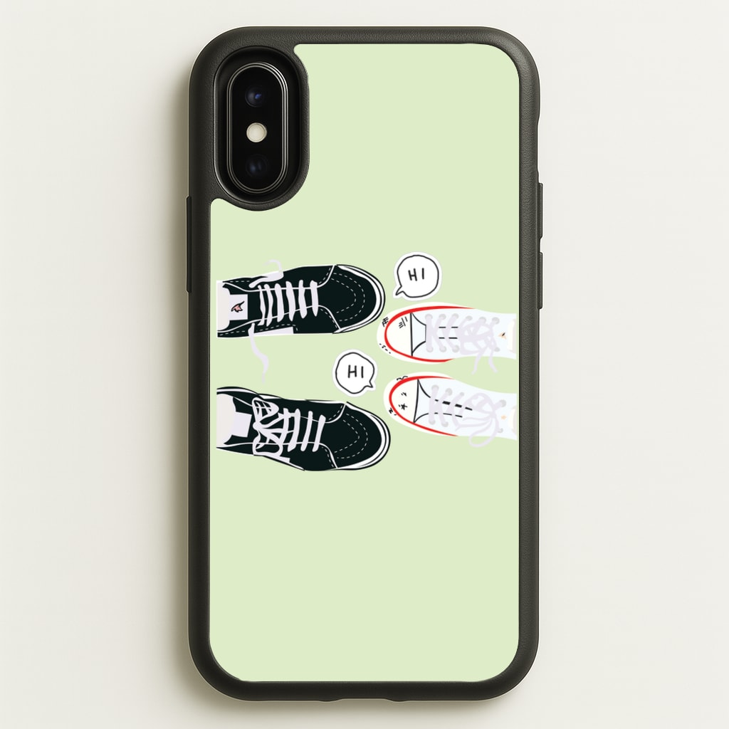 Hi - Heart TV - Heartstopper Phone Case for iPhone X / XS