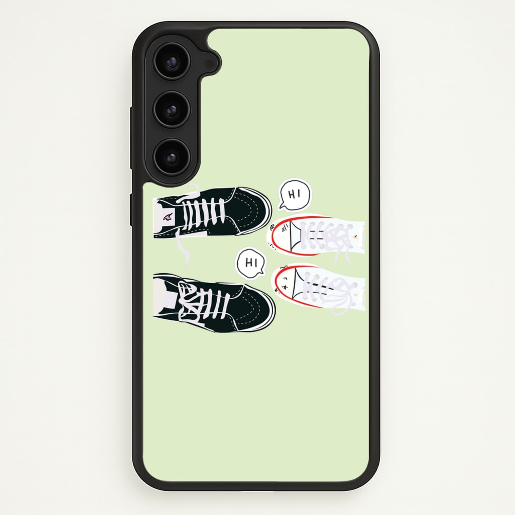 Hi - Heart TV - Heartstopper Phone Case for Galaxy S23
