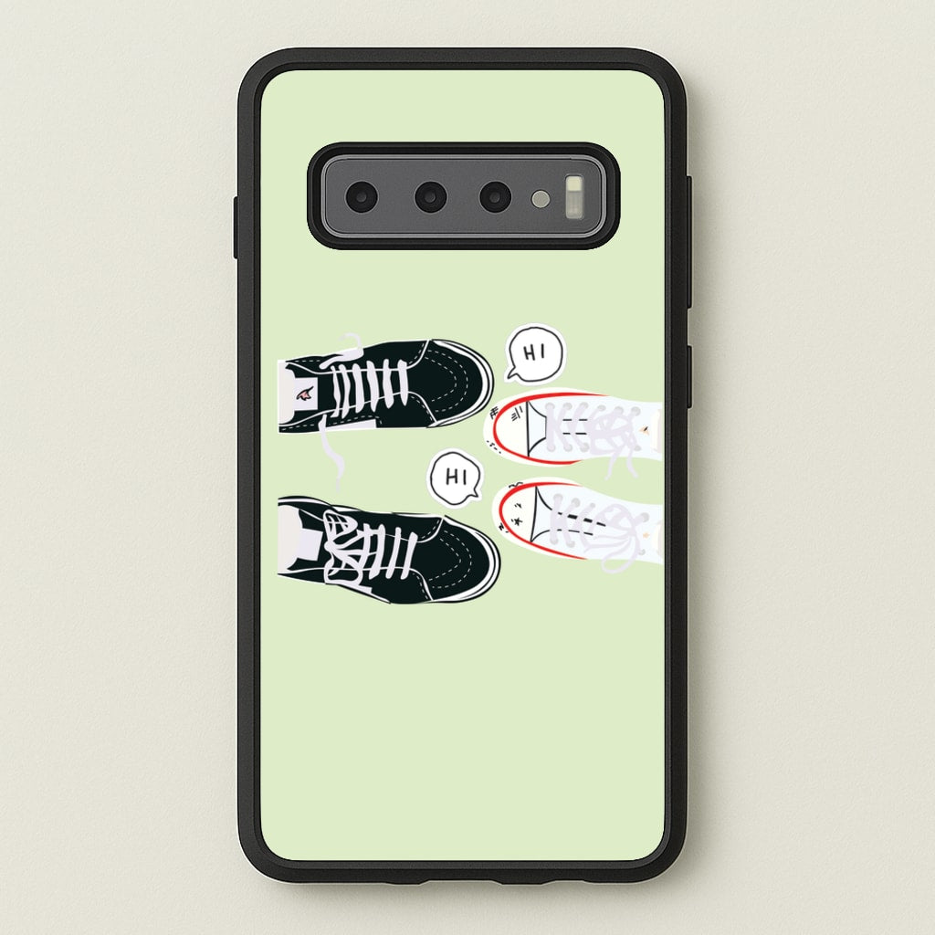 Hi - Heart TV - Heartstopper Phone Case for Galaxy S10