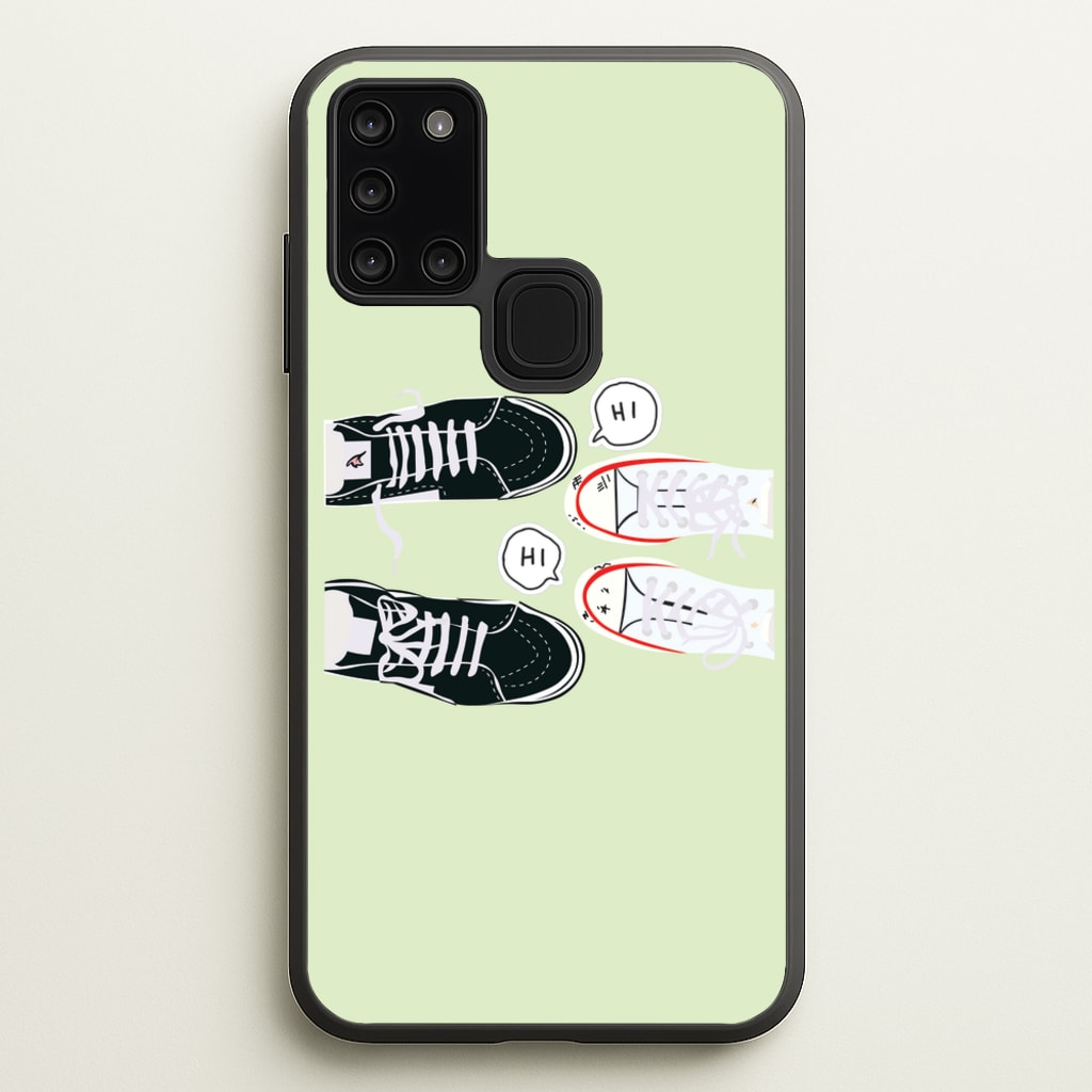 Hi - Heart TV - Heartstopper Phone Case for Galaxy A21s