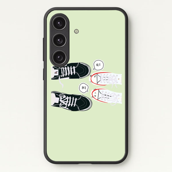 Hi - Heart TV - Heartstopper Phone Case for Galaxy S25 Plus