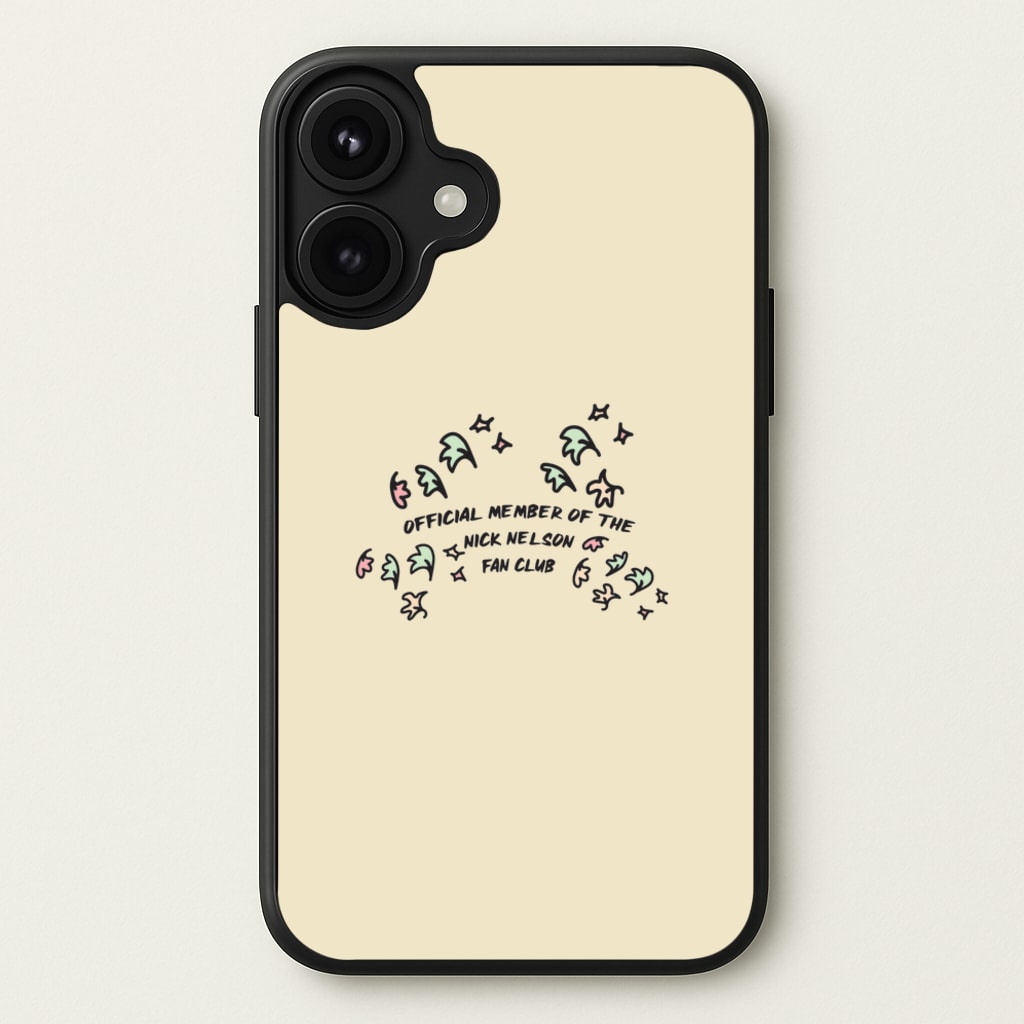 Official Member Of The Nick Nelson Fan Club - Heart TV Phone Case for iPhone 17