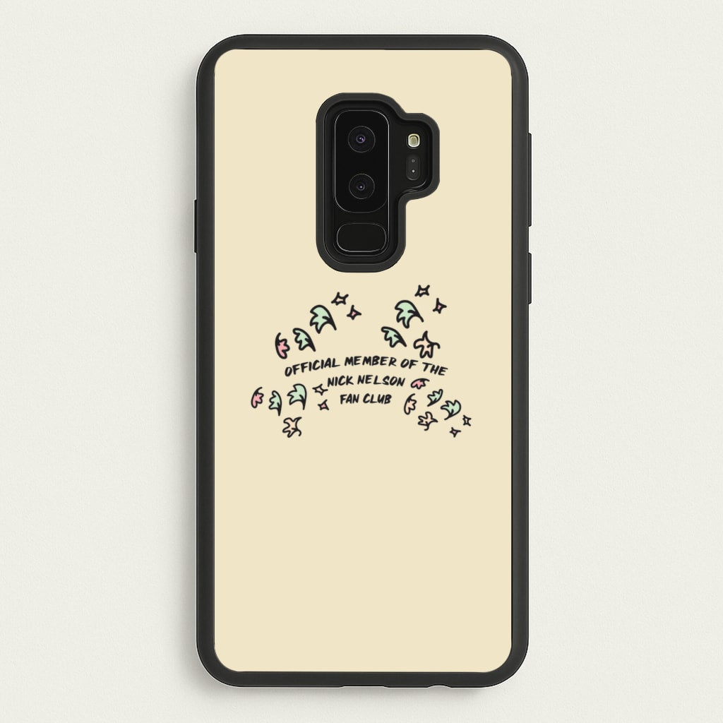 Official Member Of The Nick Nelson Fan Club - Heart TV - Heartstopper Phone Case for Galaxy S9 Plus