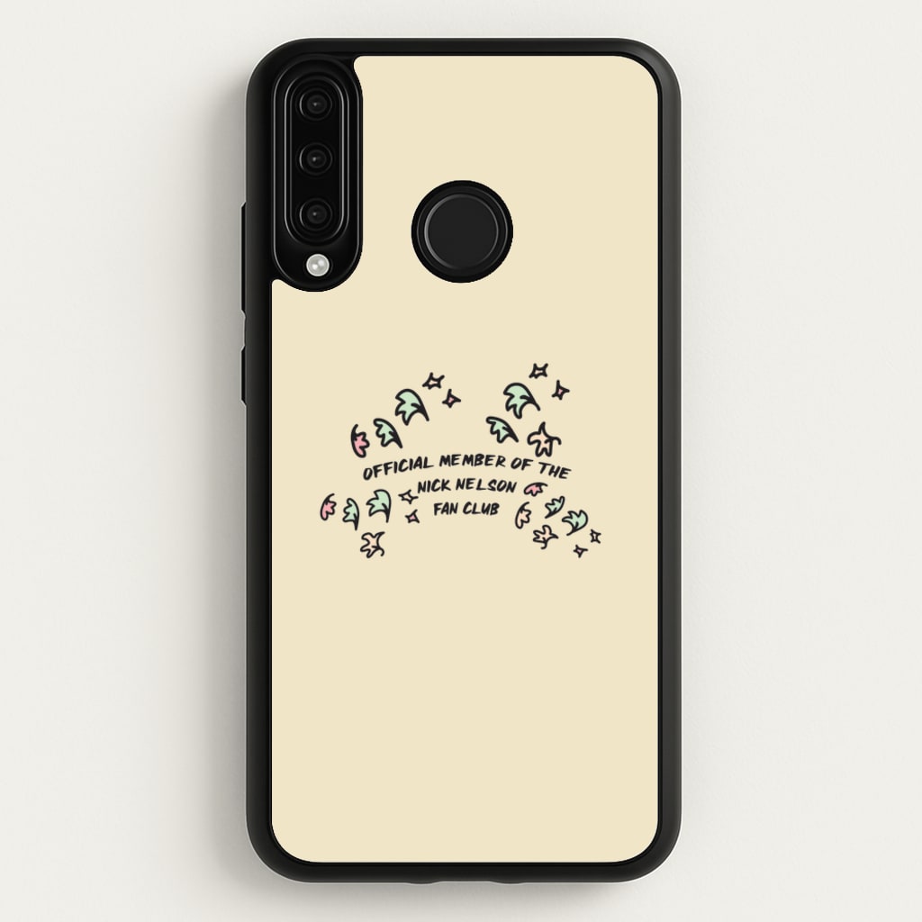 Official Member Of The Nick Nelson Fan Club - Heart TV - Heartstopper Phone Case for Huawei P30 Lite