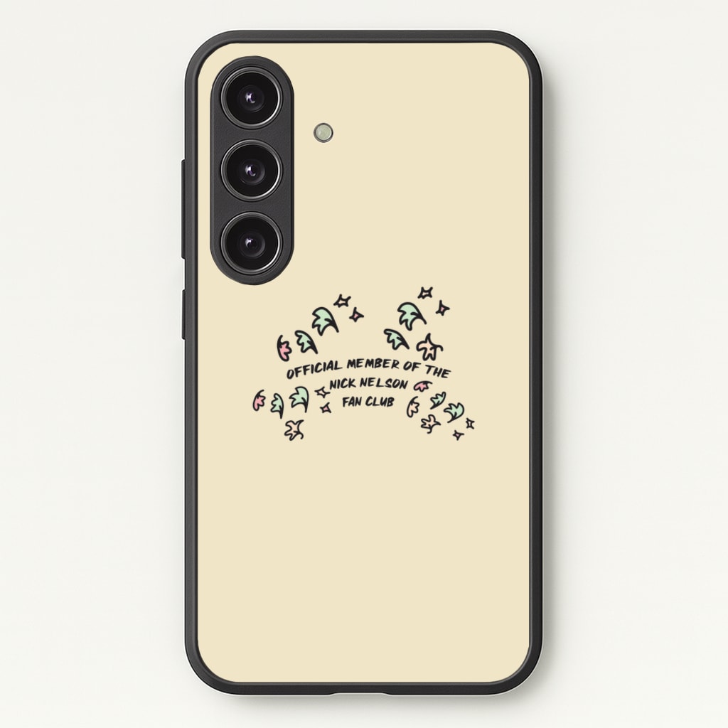 Official Member Of The Nick Nelson Fan Club - Heart TV - Heartstopper Phone Case for Galaxy S25