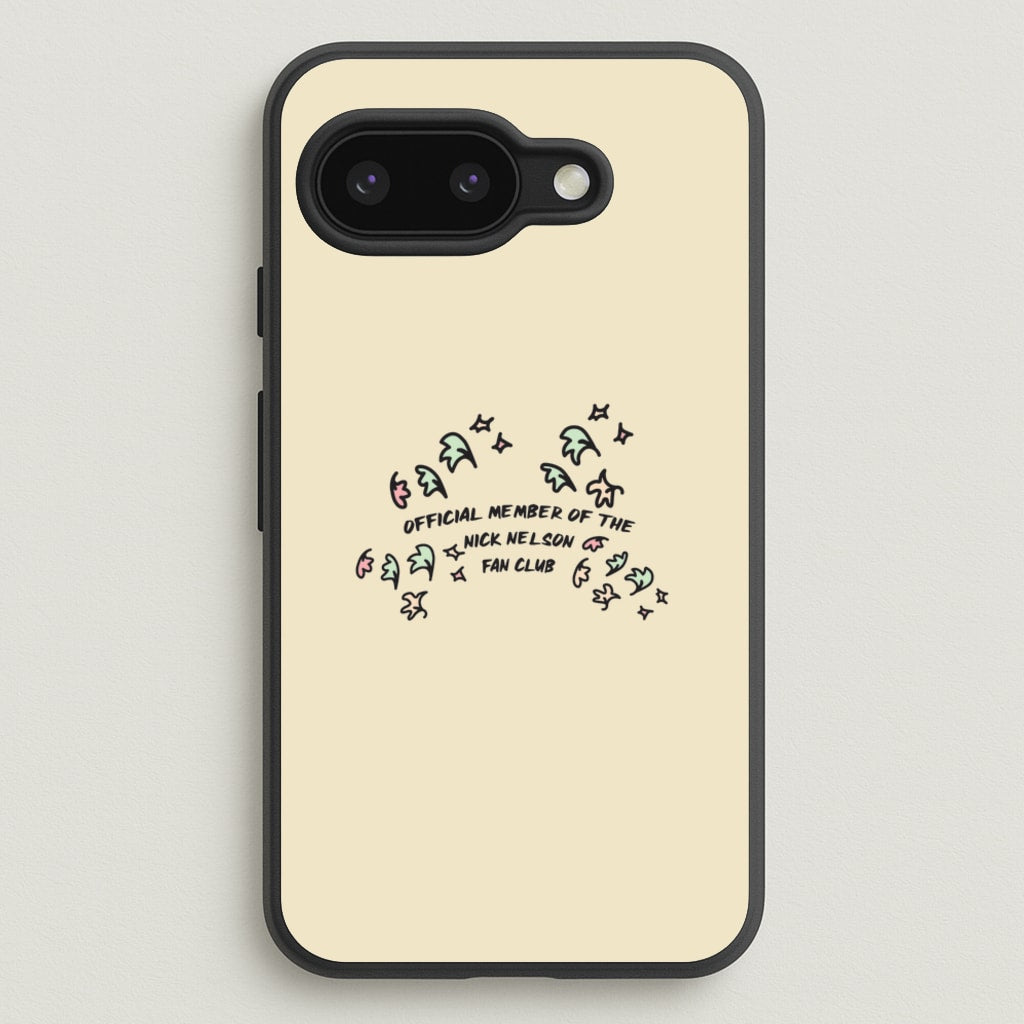 Official Member Of The Nick Nelson Fan Club - Heart TV - Heartstopper Phone Case for Google Pixel 9a