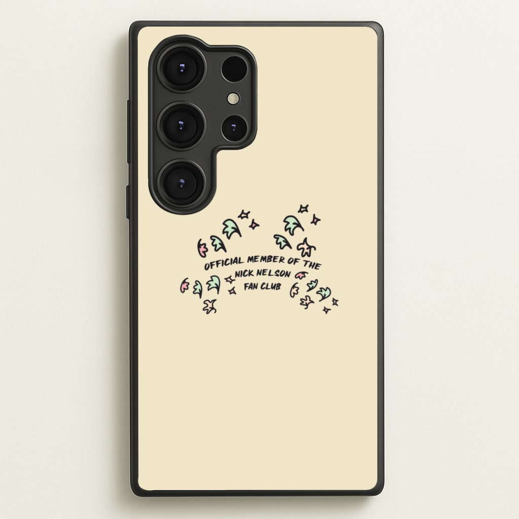 Official Member Of The Nick Nelson Fan Club - Heart TV - Heartstopper Phone Case for Galaxy S25 Ultra