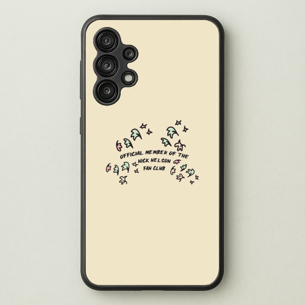 Official Member Of The Nick Nelson Fan Club - Heart TV - Heartstopper Phone Case for Galaxy A13