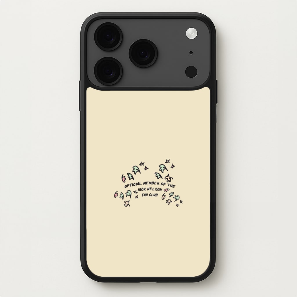 Official Member Of The Nick Nelson Fan Club - Heart TV Phone Case for iPhone 17 Pro Max