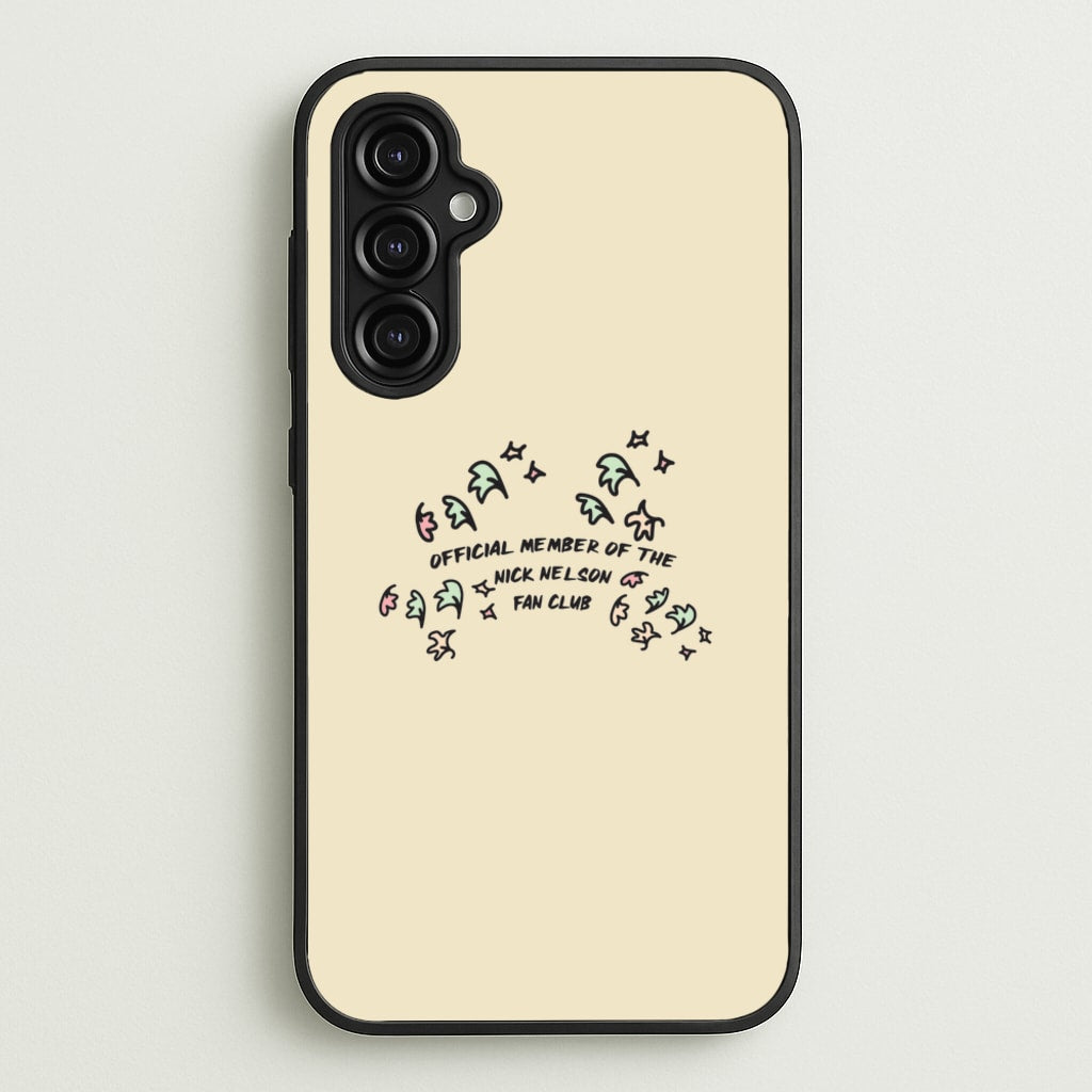 Official Member Of The Nick Nelson Fan Club - Heart TV - Heartstopper Phone Case for Galaxy A14