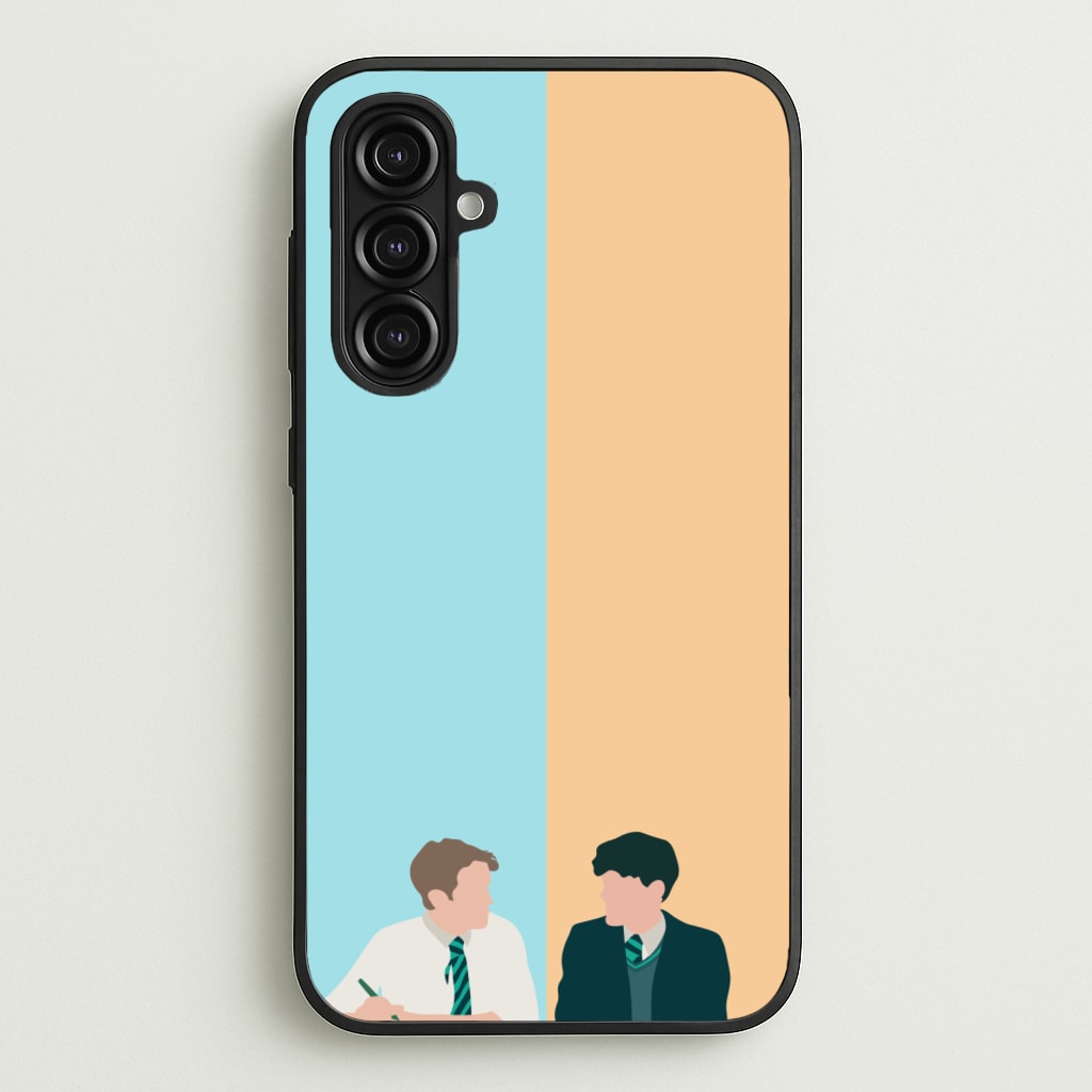 Blue And Yellow - Heart TV - Heartstopper Phone Case for Galaxy A16